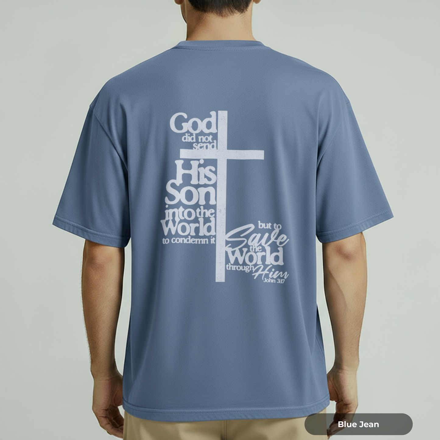 Men Religious God Save the World TSHIRT