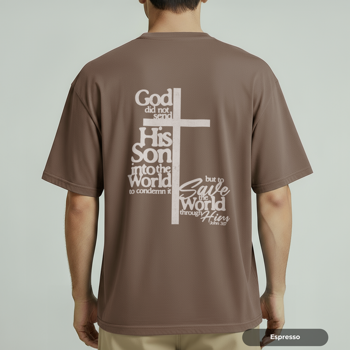 Men Religious God Save the World TSHIRT