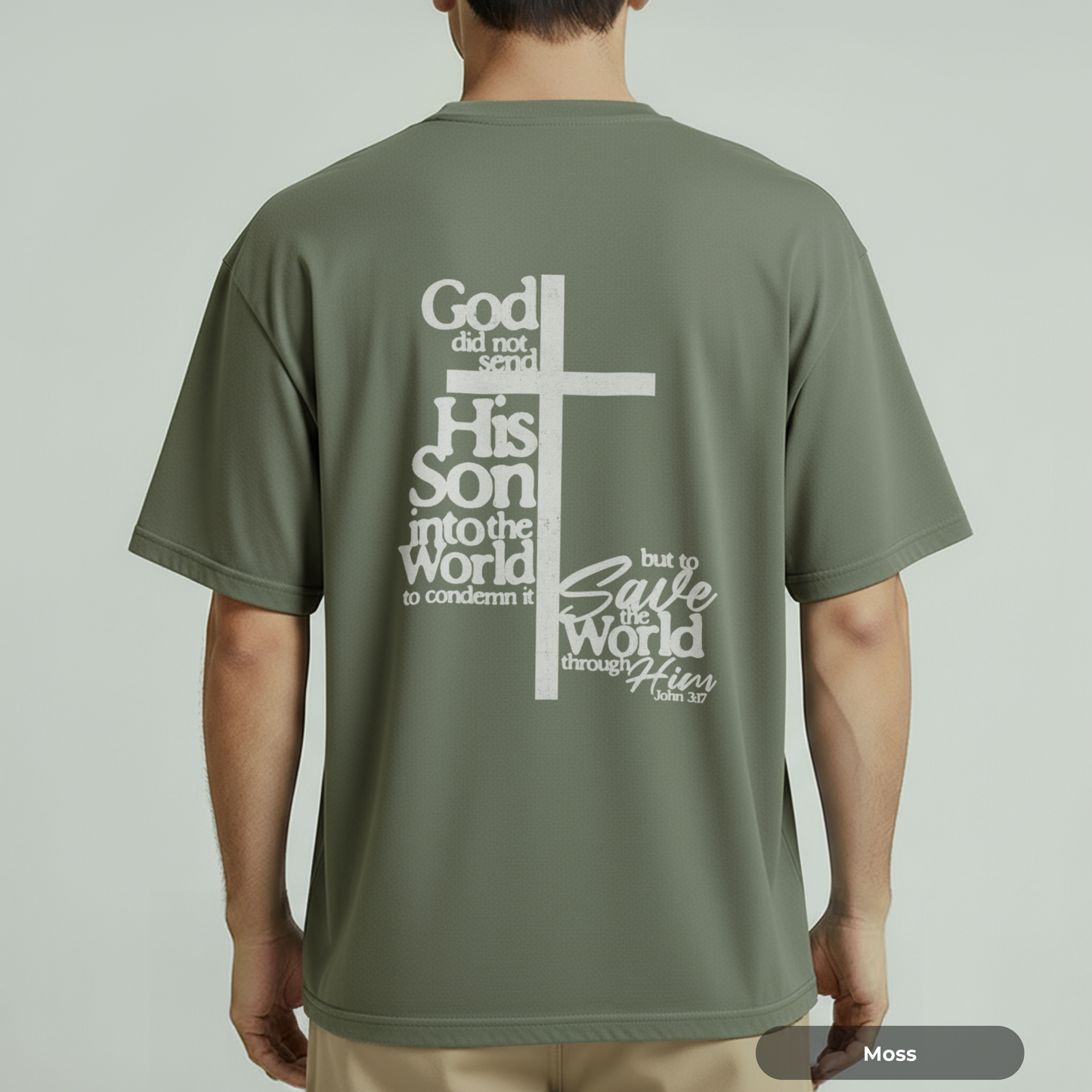 Men Religious God Save the World TSHIRT
