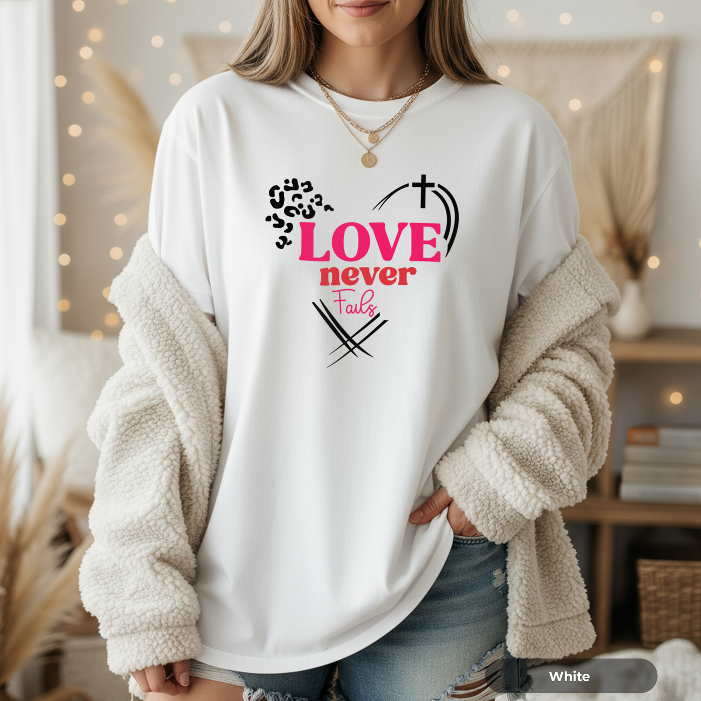 LOVE NEVER FAIL T-shirt