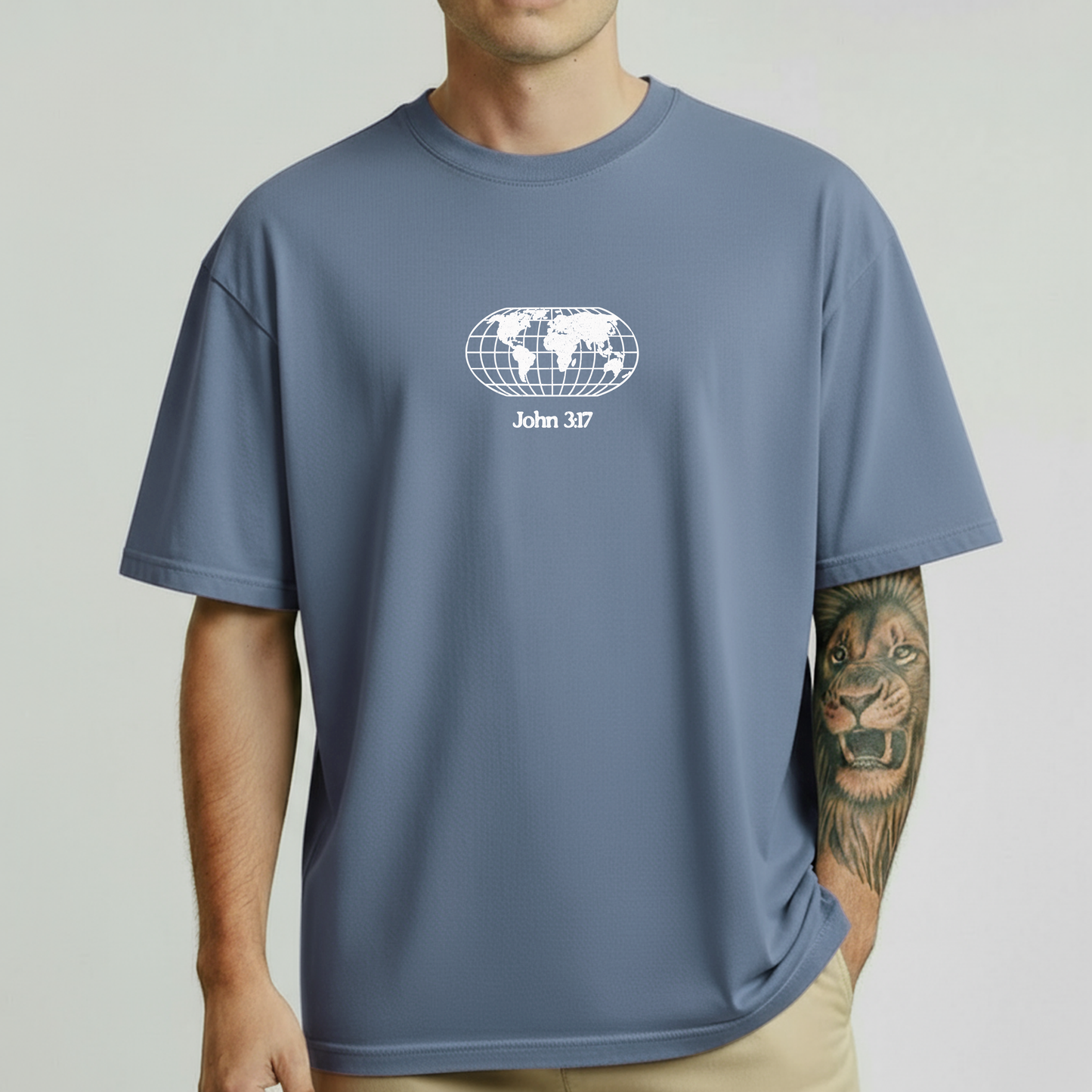 Men Religious God Save the World TSHIRT