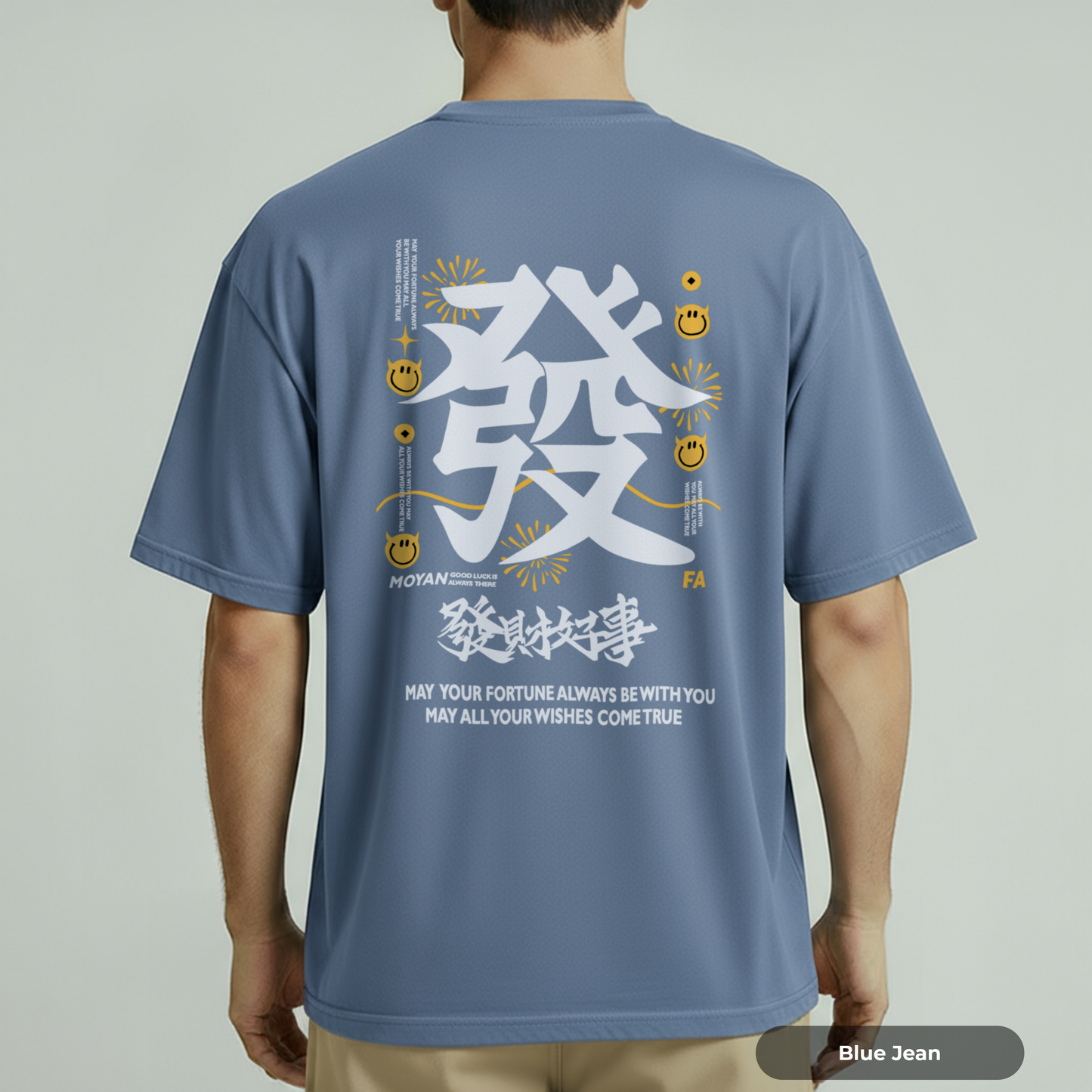 MAY ALL FORTUNE T-SHIRT CONFORT COLOR