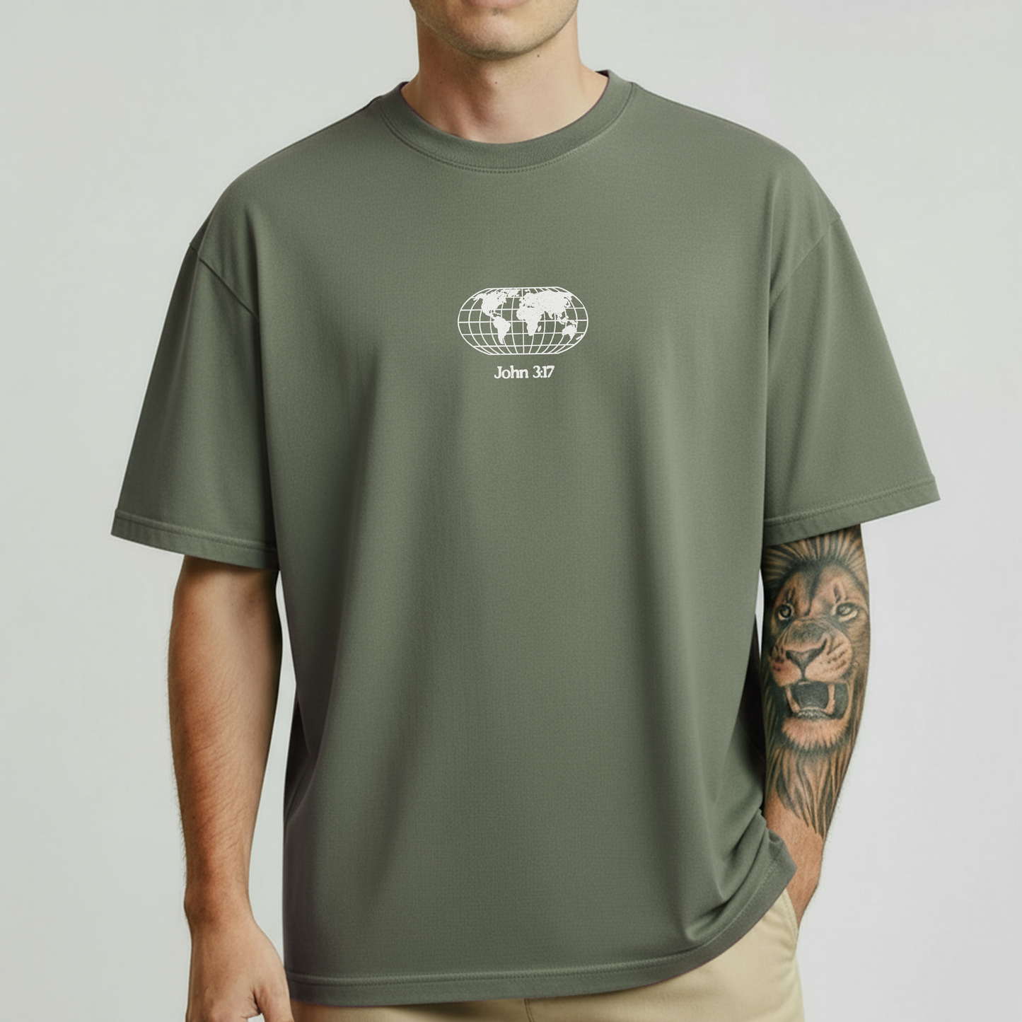 Men Religious God Save the World TSHIRT