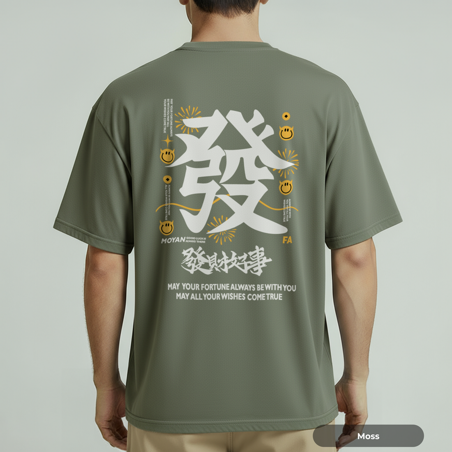 MAY ALL FORTUNE T-SHIRT CONFORT COLOR