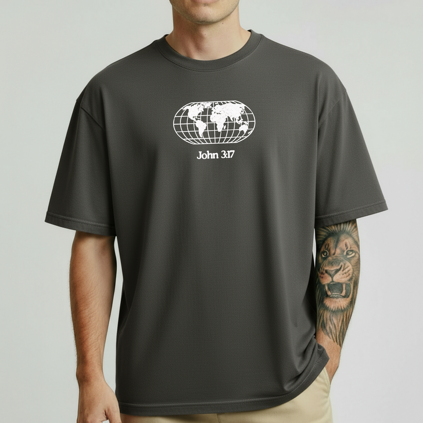 Men Religious God Save the World TSHIRT